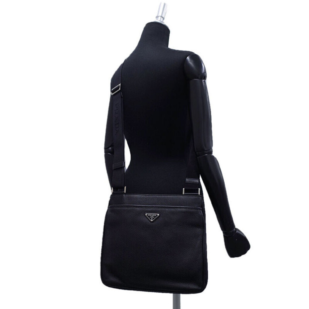 Prada Vitello City Messenger Bag black leather - Picture 9 of 9